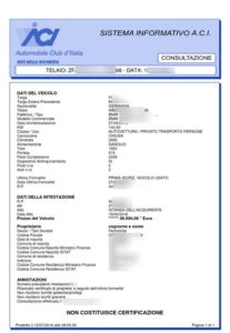 visura con telaio